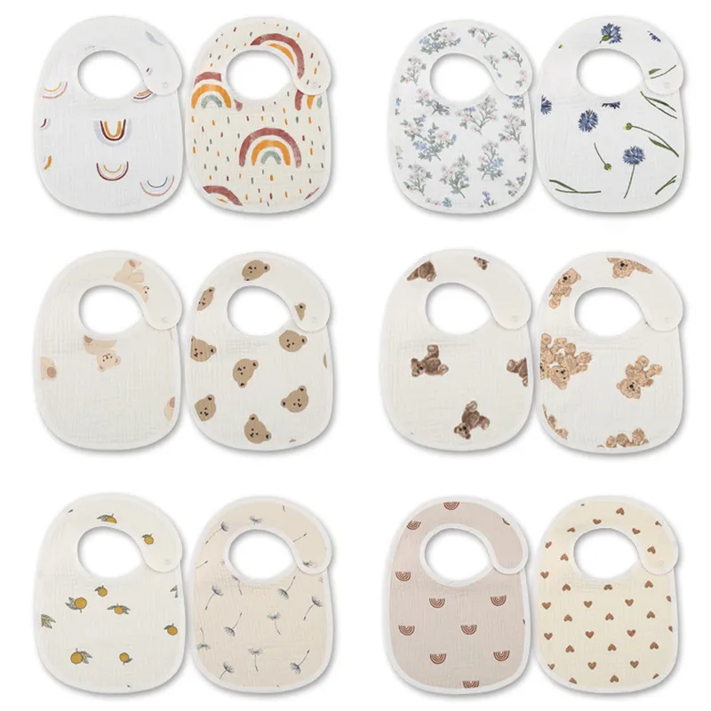 Baby Products Kit - Bavoirs imperméables en coton pour bébé,