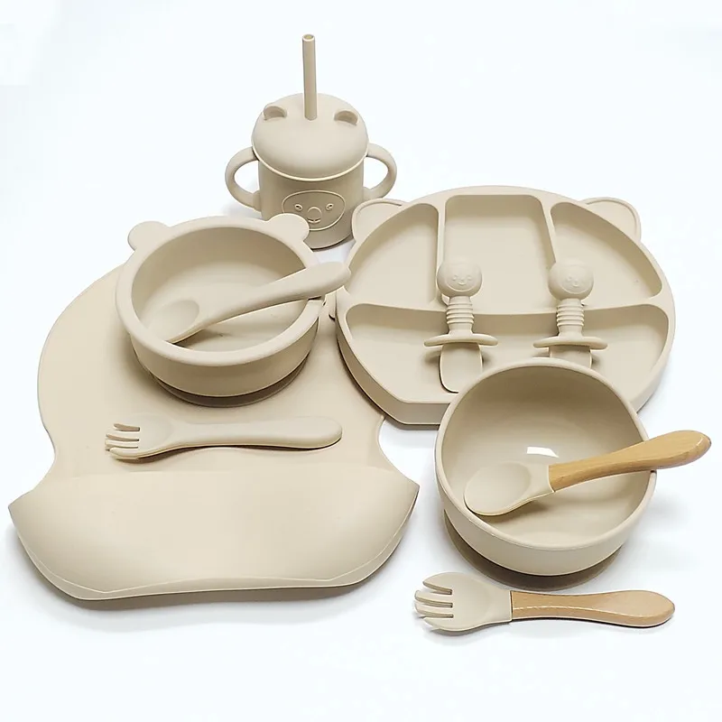 Baby Led Weaning Set - Ensemble de vaisselle pour enfants, 11