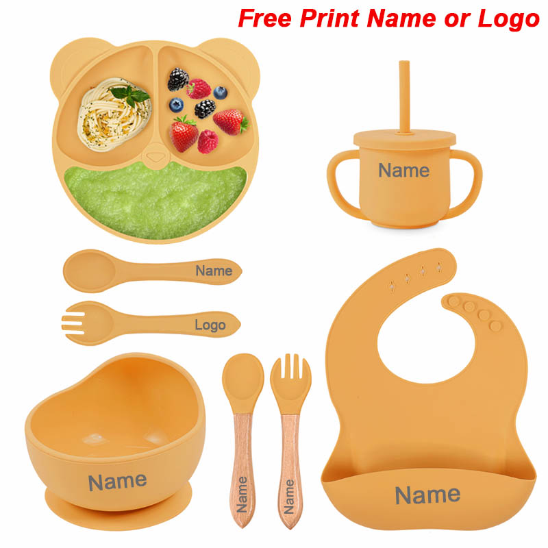 Baby Led Weaning Set - Ensemble d'Alimentation en Silicone pour Bébé,