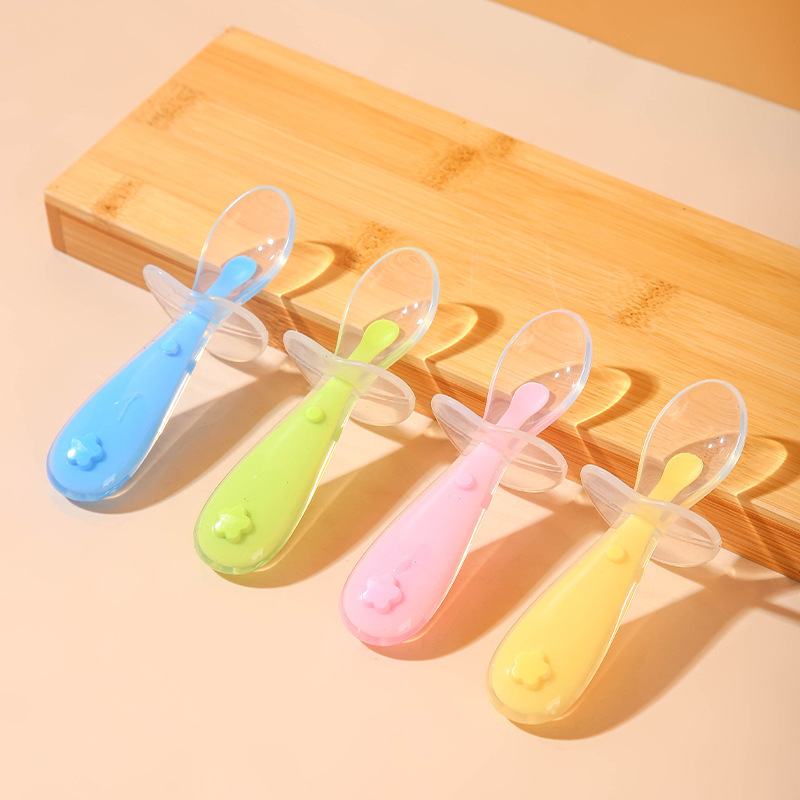 Baby Led Weaning Set - Cuillère en Silicone pour bébé, alimentation