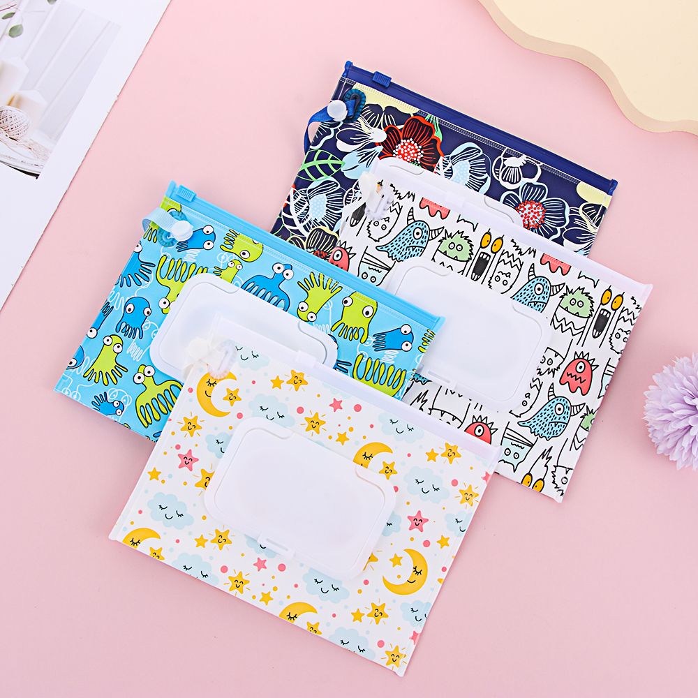 Baby Products Korean - Sac de lingettes humides à couvercle