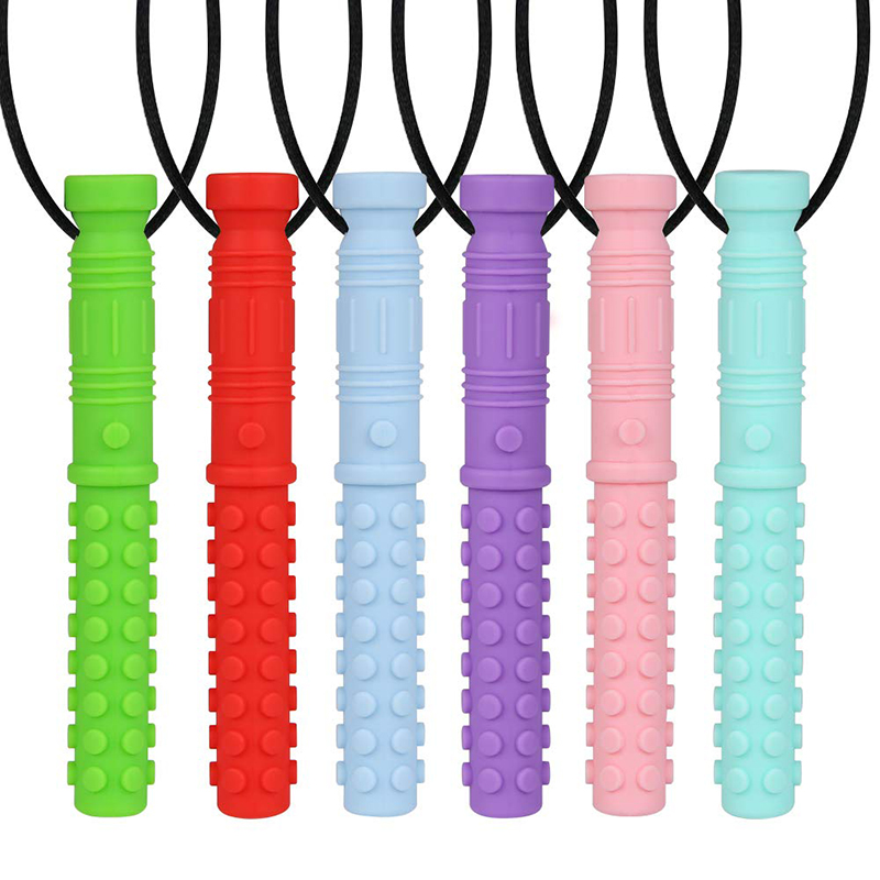 Baby Products You Need - Collier à mâcher Texture Silicone, 6