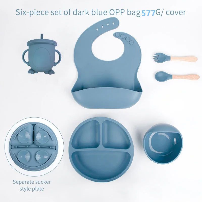Baby Led Weaning Set - Ensemble de Couverts en Silicone pour