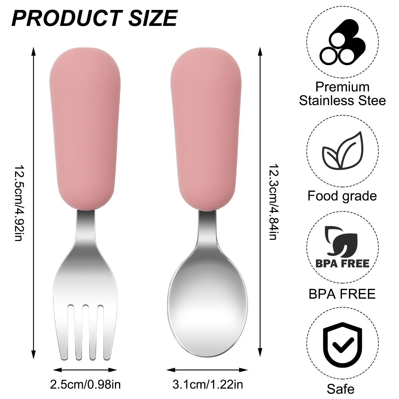 Couleur enfants 2 pièces fourc - Baby Led Weaning Set avis et prix