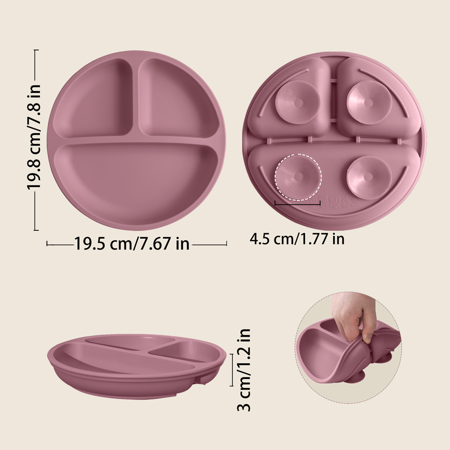 Assiette à manger en Silicone  - Baby Led Weaning Set avis et prix