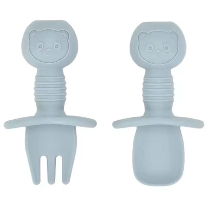 Cuillère fourchette en Silicon - Baby Led Weaning Set avis et prix
