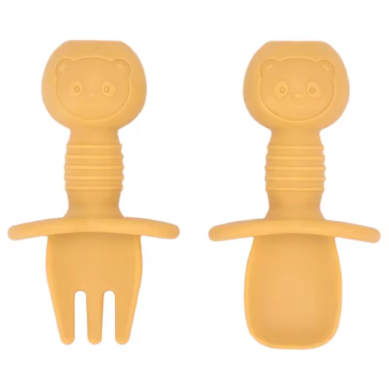 Cuillère fourchette en Silicon - Baby Led Weaning Set avis et prix