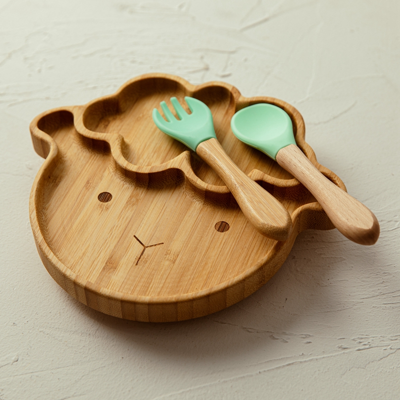 Vaisselle en bambou pour enfan - Baby Led Weaning Set avis et prix