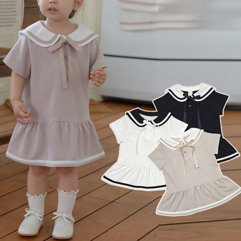 Robe à col pour bébé fille, no - Baby Products Korean avis et prix