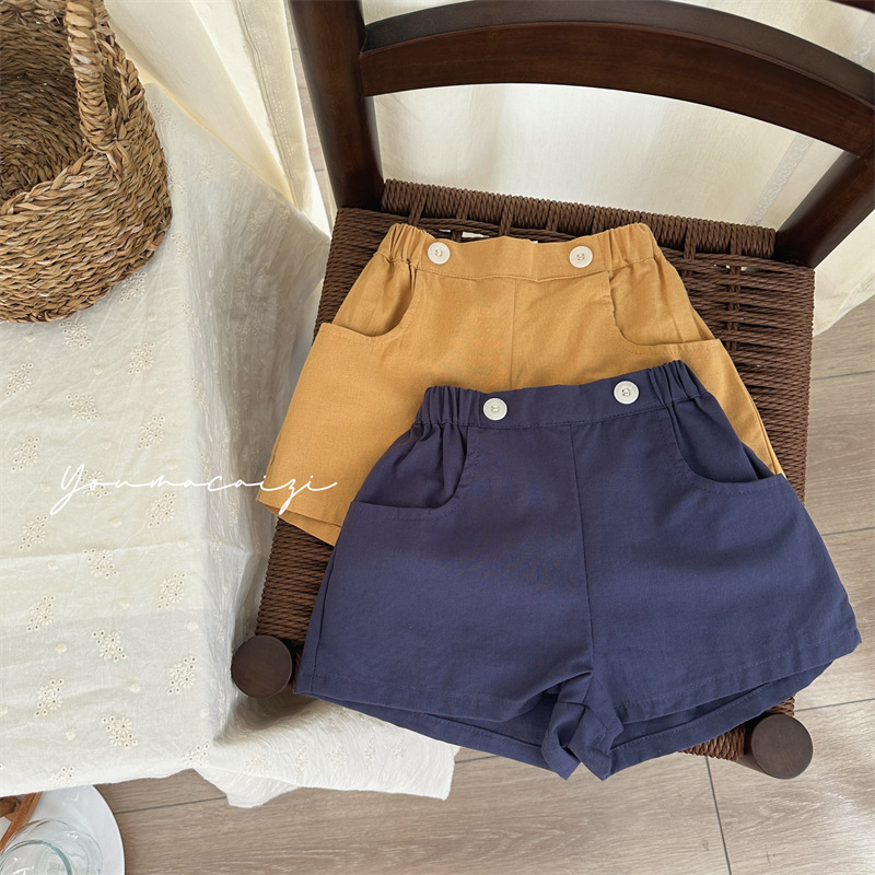 Short en coton à boutons pour  - Baby Products Korean avis et prix