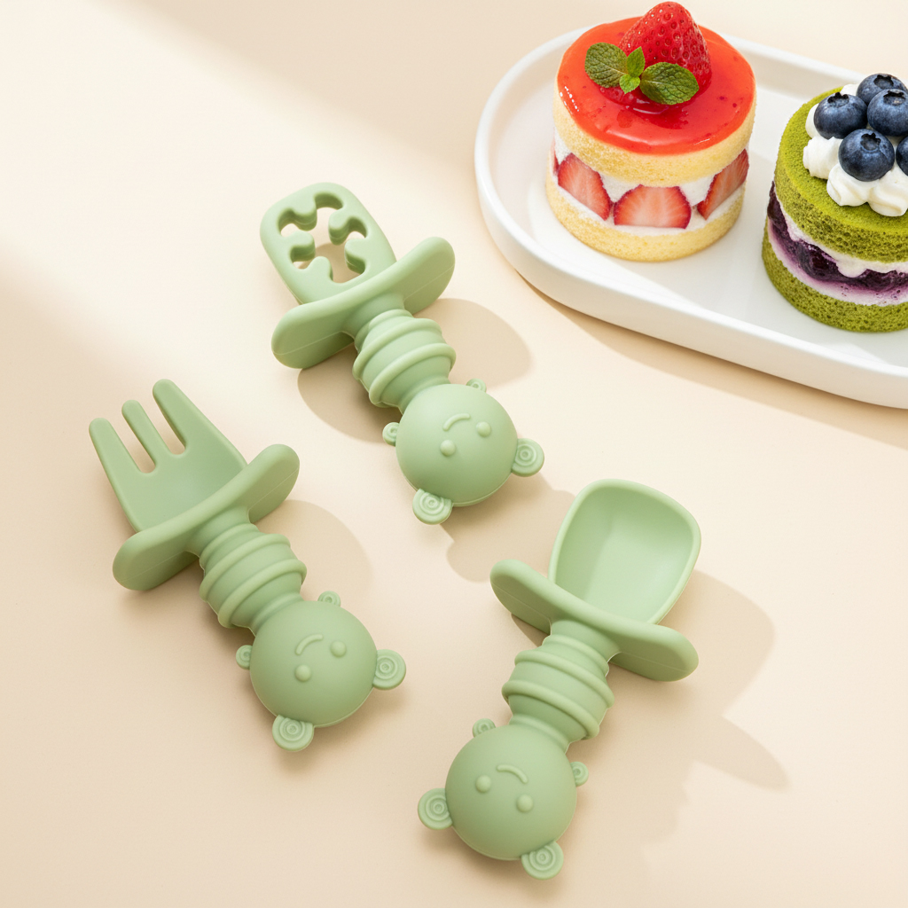 Ensemble de 3 cuillères et fou - Baby Led Weaning Set avis et prix